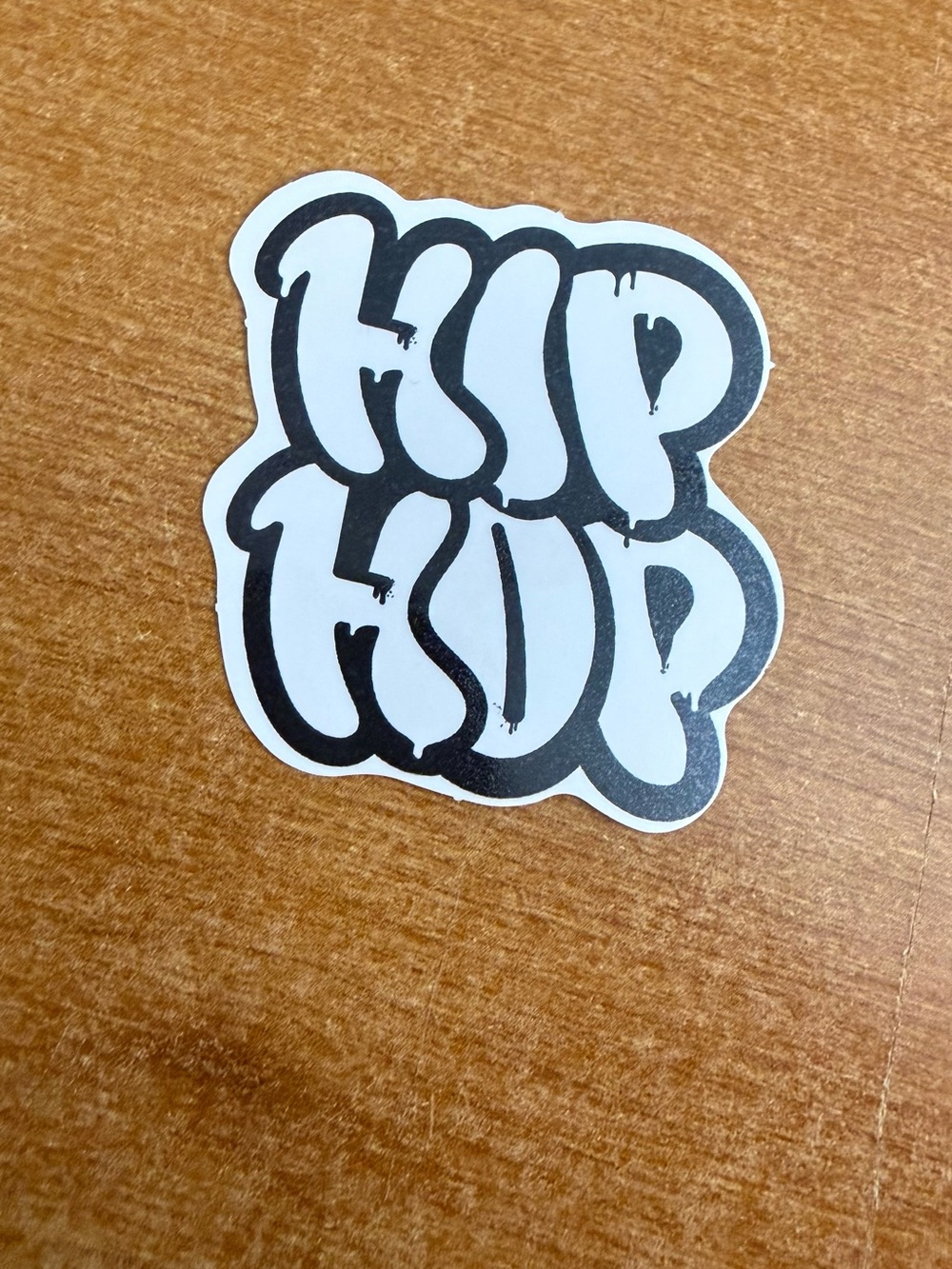 Hip Hop Graffiti Sticker - Black &‎ White